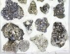 Wholesale Flat - Pyrite, Galena, Quartz, Etc From Peru - Pieces #96982-2